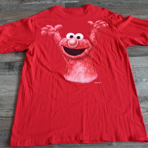Vintage Monsterwear 90’s Sesame Street Elmo T-Shirt Made In USA 100% Cotton - Picture 1 of 7